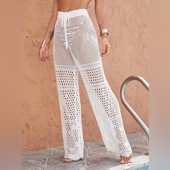 Sheer Cover Up Pants Without Bikini - Picture 5 of 6